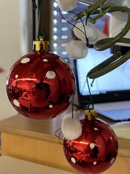 Weihnachtliches Klassenzimmer