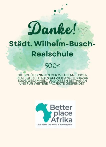 Spende für ein Projekt in Afrika